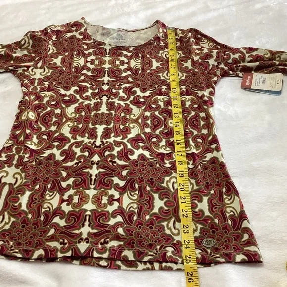 NEW Sherpa Adventure Gear Mala Top in Karnali Sand M Modal/Organic Cotton UPF 50 - Picture 8 of 10